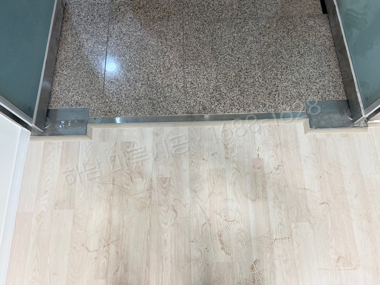 하남 광암동 강화마루 동화 클릭S 오크 상가 바닥공사 마루시공업체 시공 후