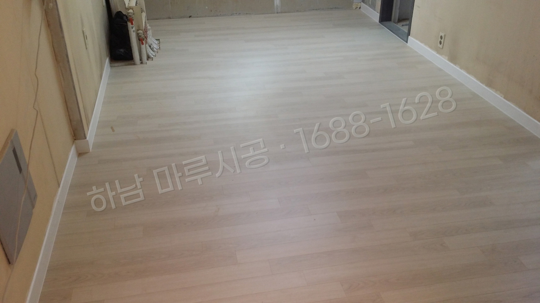 하남 당정동 강마루 한솔 울트라 블랑화이트오크 단독주택 바닥공사 마루시공업체 시공 후