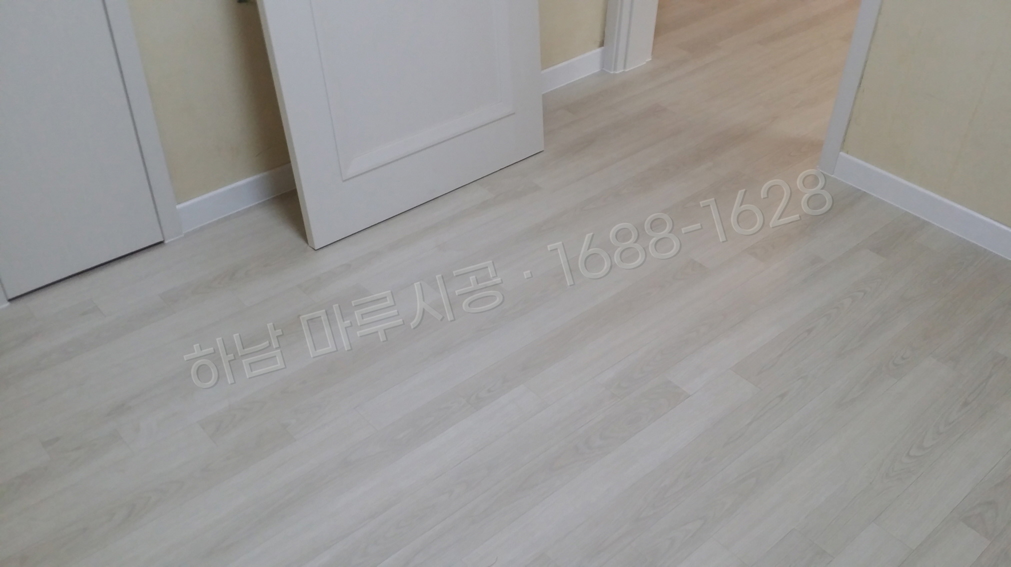 하남 당정동 강마루 한솔 울트라 블랑화이트오크 단독주택 바닥공사 마루시공업체 시공 후