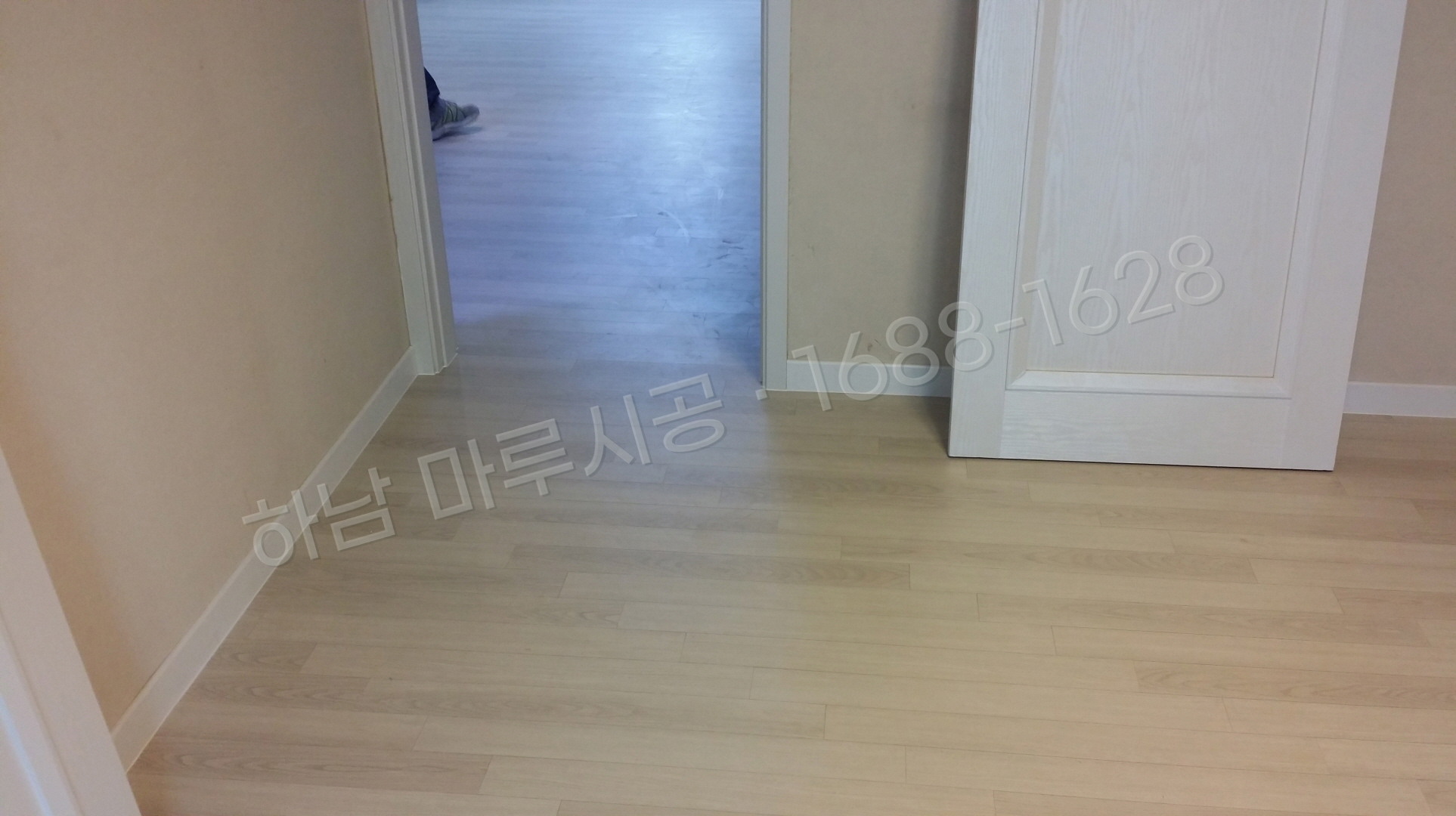 하남 당정동 강마루 한솔 울트라 블랑화이트오크 단독주택 바닥공사 마루시공업체 시공 후