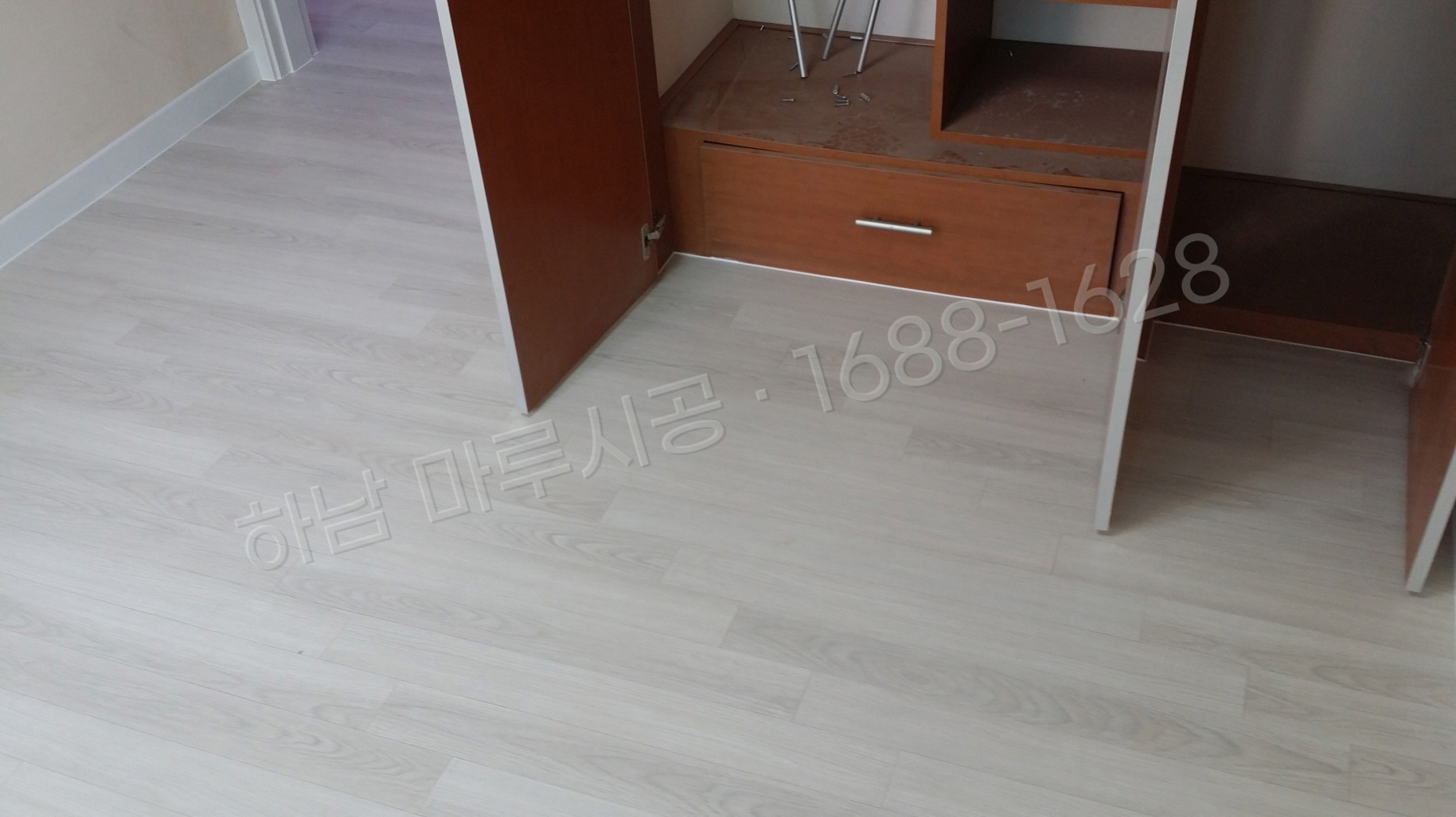 하남 당정동 강마루 한솔 울트라 블랑화이트오크 단독주택 바닥공사 마루시공업체