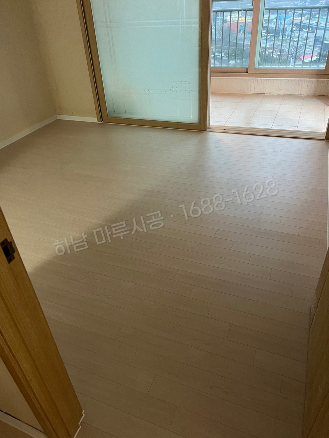 하남 하사창동 강마루 동화 나투스진 퓨어크림 아파트 바닥공사 마루시공업체 시공 후