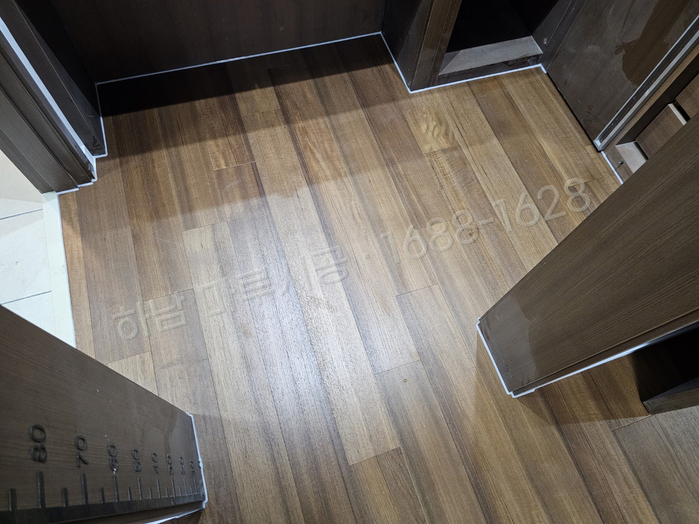하남 초이동 강마루 구정 프레스티지 티크 아파트 바닥공사 마루시공업체 시공 후